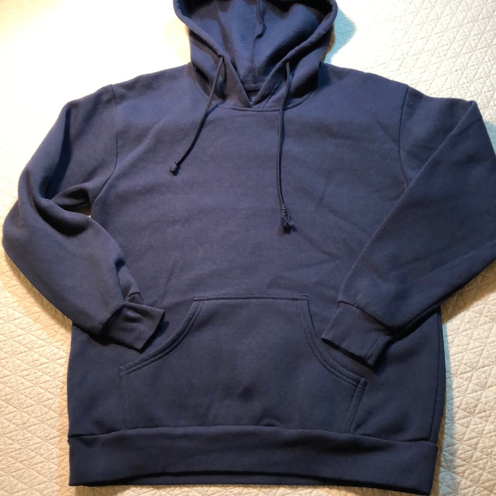 Pullover hoodie navy blue men’s size medium